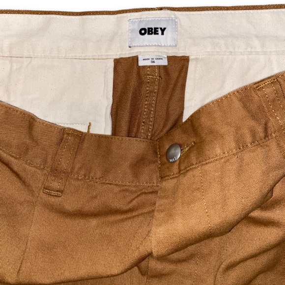 🟠 SOLD 🟠 🗓️ OBEY | Men’s | 36 Waist | Khakis ! - Picture 3 of 4